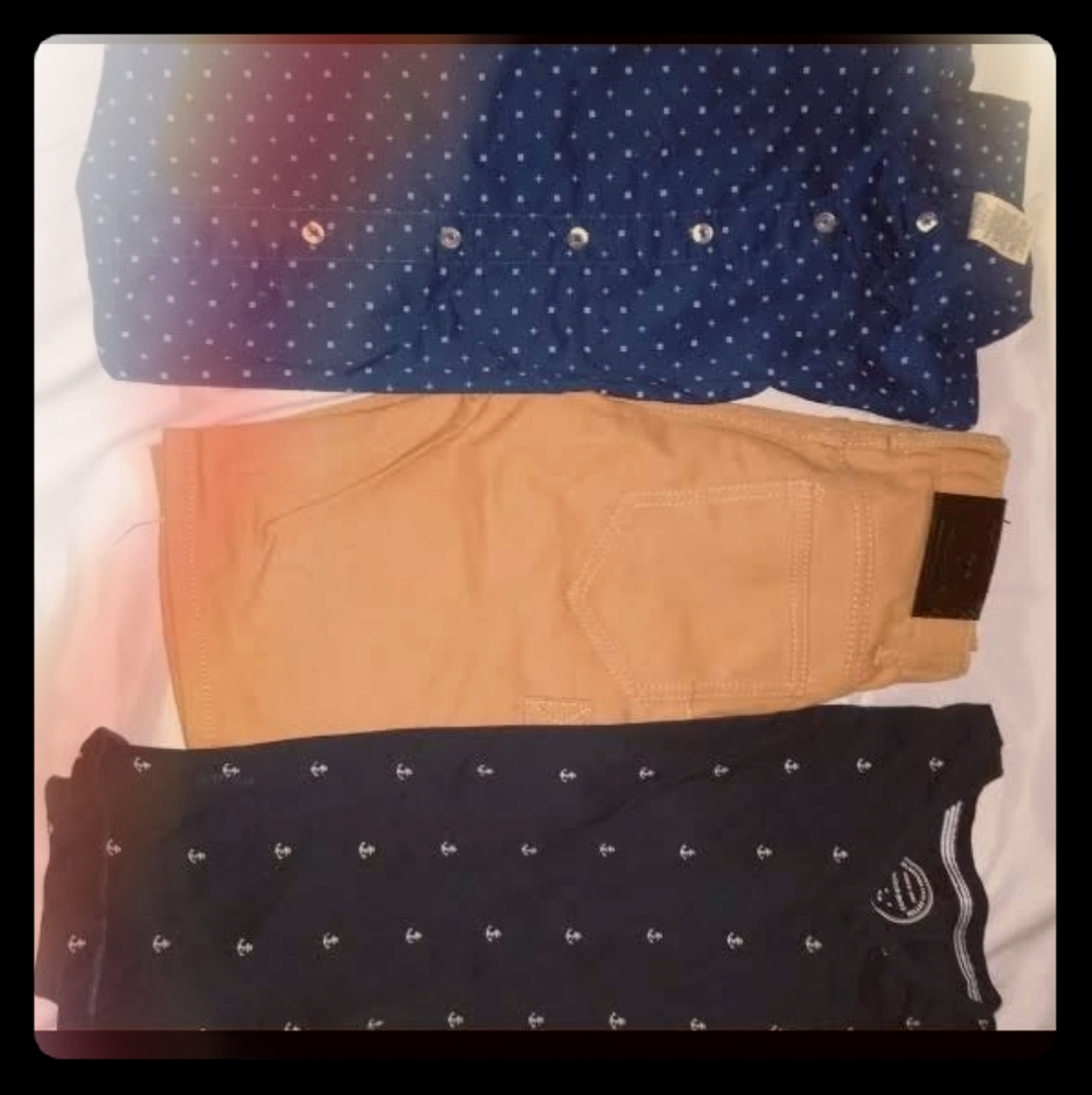 Sz 6-8 boys Moto shorts bundle